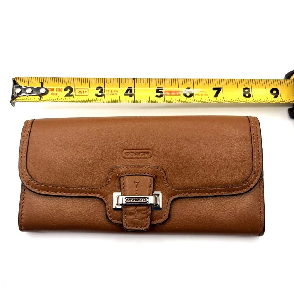 Coach (Light Saddle) Slim Envelope F54009 Wallet